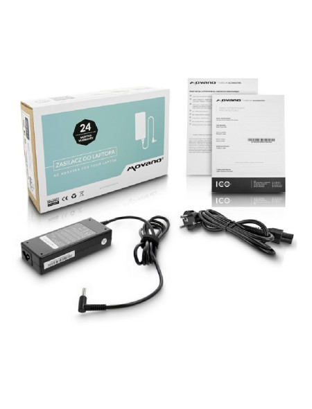 Cargador compatible para portátil HP 90W 19.5V 4.62A 4.5x3.0 mm Movano