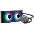 ÷ Sistema de refrigeracion liquida unyka uk352101 aquastorm 240 2x120mm 1800rpm iluminacion argb panta